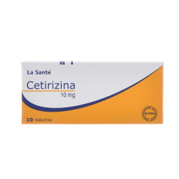 CETIRIZINA 10 MG 10 TABLETAS LS CETIRIZINA