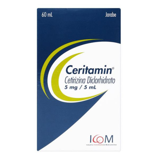 CERITAMIN JARABE X 60 ML (PUMCV) (CETIRIZINA)