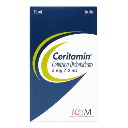 CERITAMIN JARABE X 60 ML (PUMCV) (CETIRIZINA)