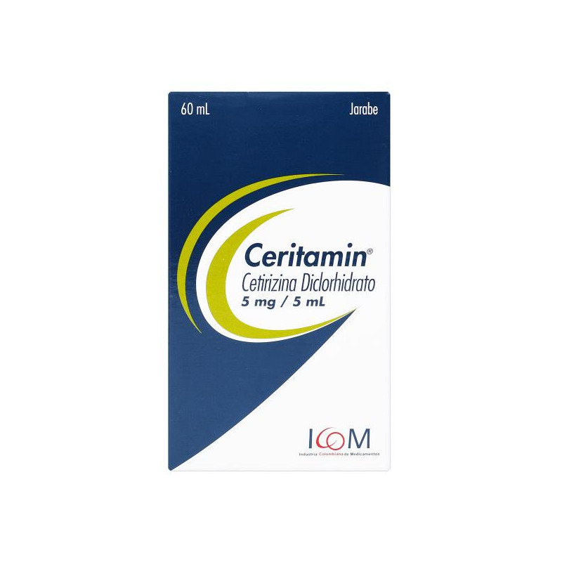 CERITAMIN JARABE X 60 ML (PUMCV) (CETIRIZINA)
