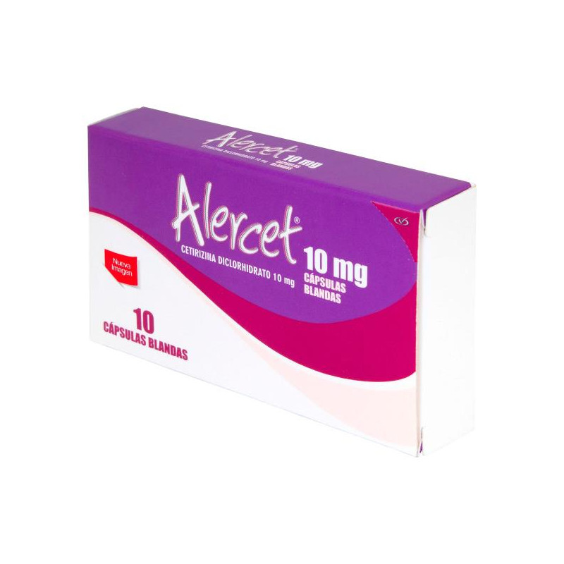 ALERCET 10 MG 10 TABLETAS (DA) CETIRIZINA