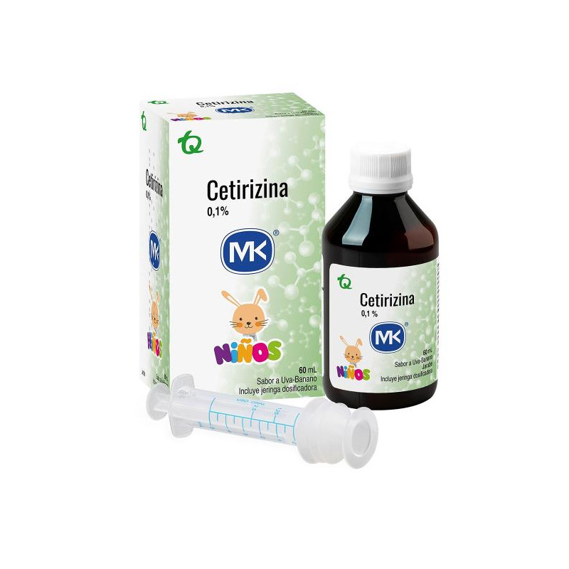 CETIRIZINA JARABE 60 ML MK CETIRIZINA CETIRIZINA JARABE 60 ML MK CETIRIZINA