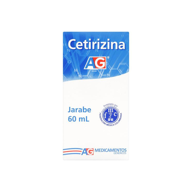 CETIRIZINA JARABE 60 ML AG CETIRIZINA