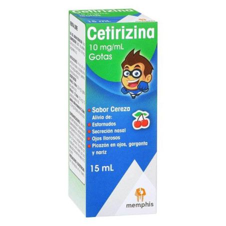 CETIRIZINA 1% GOTAS 15 ML MP CETIRIZINA 