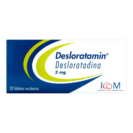 DESLORATAMIN 5 MG 20 TBS IC (PUMCV) DESLORATADINA