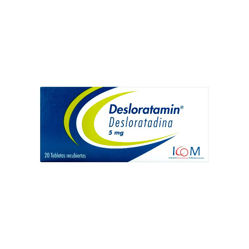 DESLORATAMIN 5 MG 20 TBS IC (PUMCV) DESLORATADINA