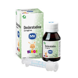 DESLORATADINA 2.5 MG JARABE 60 ML MK DESLORATADINA