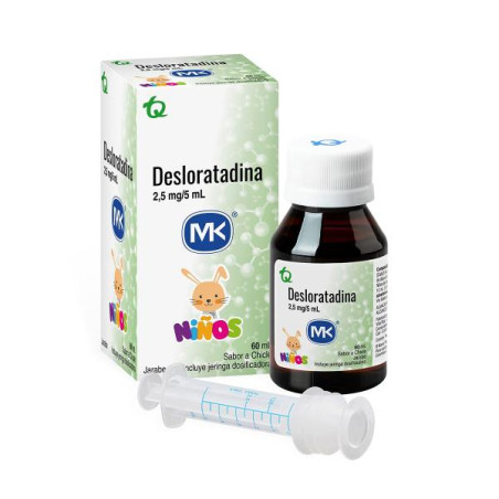 DESLORATADINA 2.5 MG JARABE 60 ML MK DESLORATADINA
