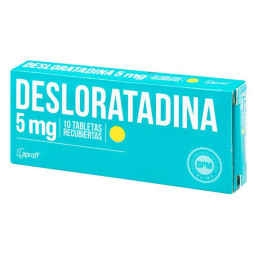 DESLORATADINA 5 MG 10 TABLETAS LP DESLORATADINA