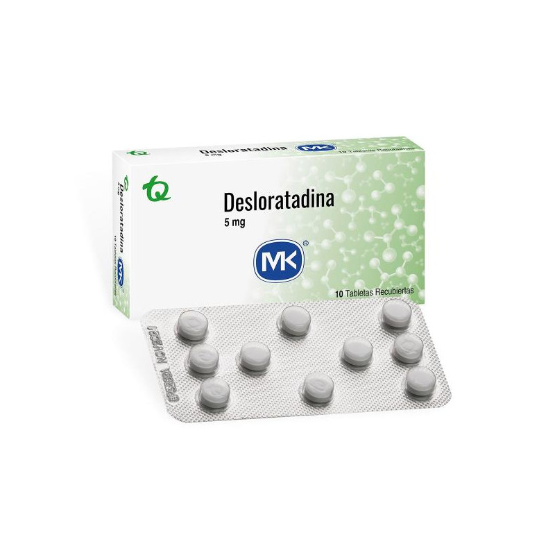 DESLORATADINA 5 MG 10 TABLETAS MK DESLORATADINA DESLORATADINA 5 MG 10 TABLETAS MK DESLORATADINA