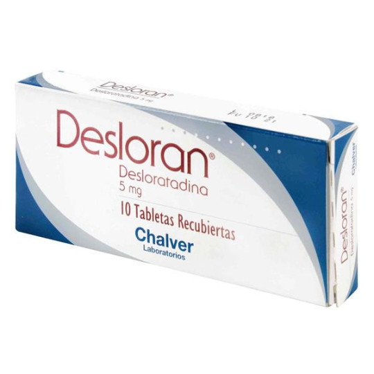 DESLORAN 5 MG 10 TABLETAS DESLORATADINA