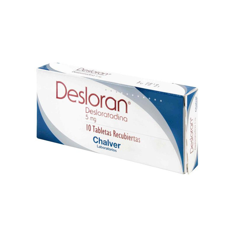 DESLORAN 5 MG 10 TABLETAS DESLORATADINA