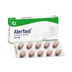 ALERFAST 120 MG 10 TABLETAS (DA) FEXOFENADINA