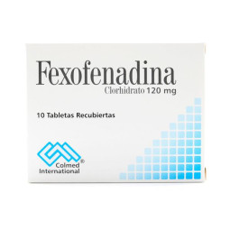 FEXOFENADINA 120 MG 10 TABLETAS PC 