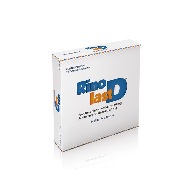 RINOLAST D 10 TABLETAS FEXOFENADINA