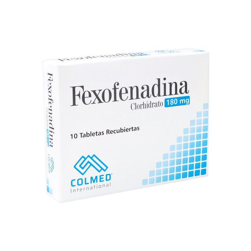 FEXOFENADINA 180 MG 10 TABLETAS PC 