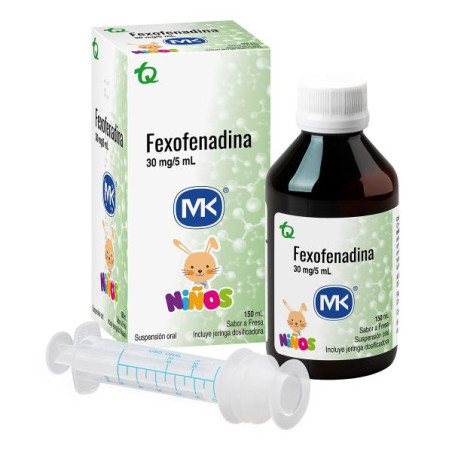 FEXOFENADINA 30 MG 150 ML MK FEXOFENADINA