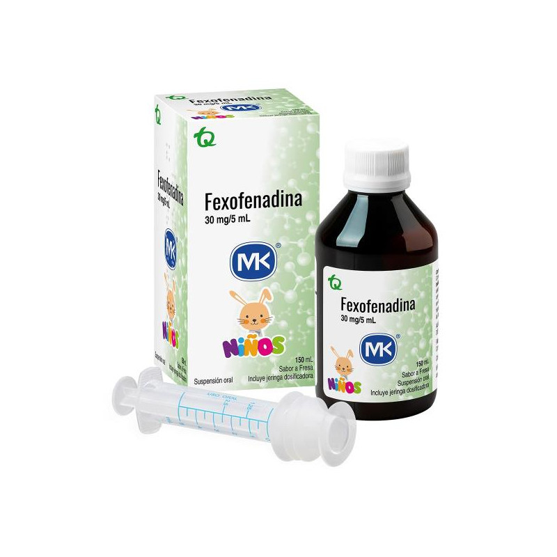 FEXOFENADINA 30 MG 150 ML MK FEXOFENADINA FEXOFENADINA 30 MG 150 ML MK FEXOFENADINA