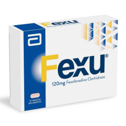 FEXU 120 MG 10 TABLETAS FEXOFENADINA 