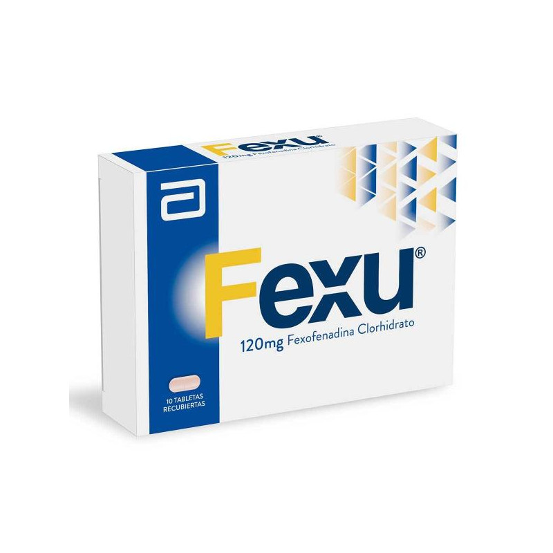 FEXU 120 MG 10 TABLETAS FEXOFENADINA 