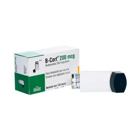 B-CORT AEROSOL 200 MCG 120 DOSIS (A)(DA) BUDESONIDA