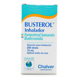 BUSTEROL INHALADOR 200 DOSIS (A) BUDESONIDA-FORMOTEROL