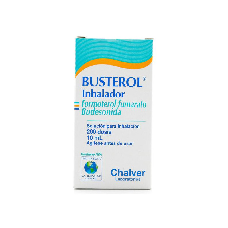 BUSTEROL INHALADOR 200 DOSIS (A) BUDESONIDA-FORMOTEROL BUSTEROL INHALADOR 200 DOSIS (A) BUDESONIDA-FORMOTEROL
