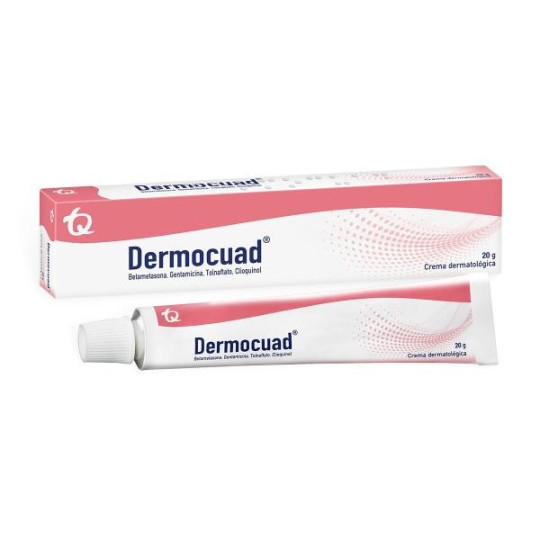 DERMOCUAD CREMA 20 GR TOLNAFTATO-BETAMETASONA DERMOCUAD CREMA 20 GR TOLNAFTATO-BETAMETASONA