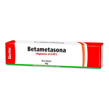 BETAMETASONA 0.05% CREMA 40 GR GF BETAMETASONA