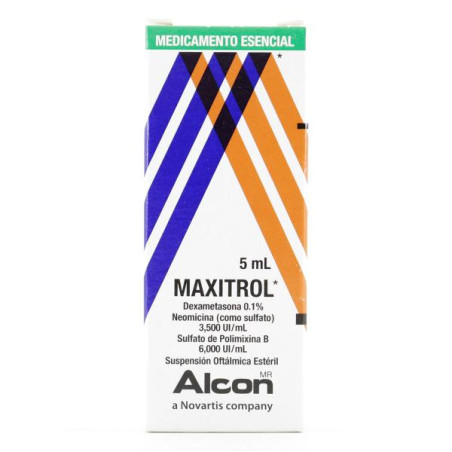MAXITROL SUSPENSION 5 ML NEOMICINA-POLIMIXINA-DEXAMETASONA