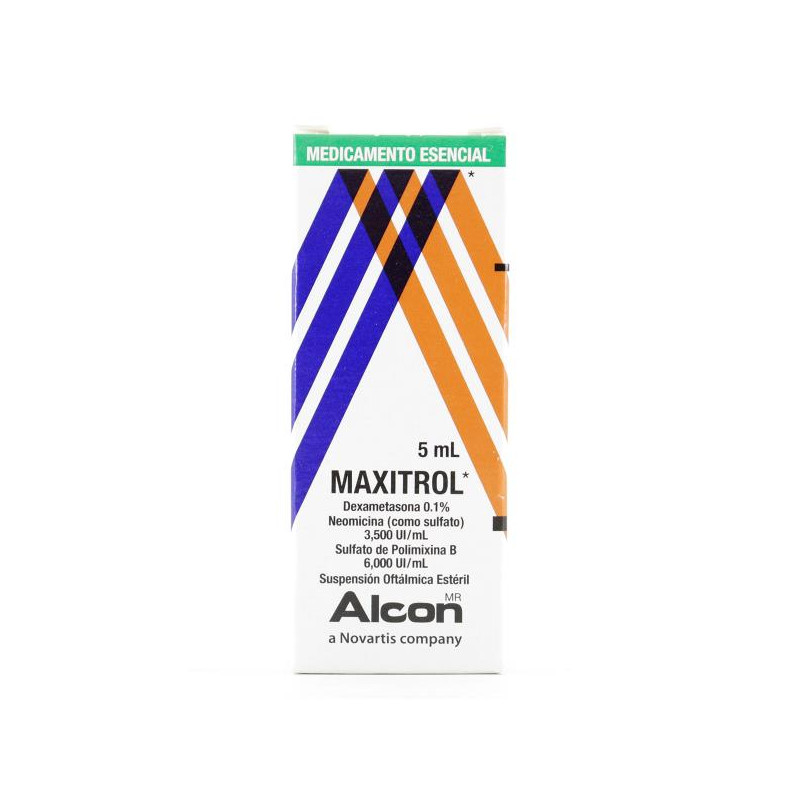 MAXITROL SUSPENSION 5 ML NEOMICINA-POLIMIXINA-DEXAMETASONA MAXITROL SUSPENSION 5 ML NEOMICINA-POLIMIXINA-DEXAMETASONA