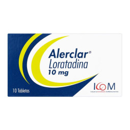 ALERCLAR 10 MG 10 TAB ICOM (PUMCV) (LORATADINA)