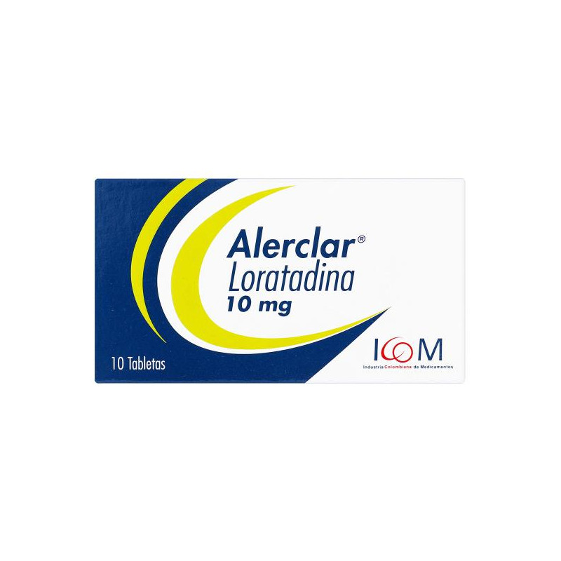 ALERCLAR 10 MG 10 TAB ICOM (PUMCV) (LORATADINA)