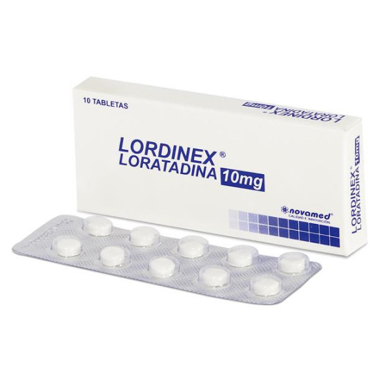 LORDINEX 10 MG TABLETAS (PUMCV) LORATADINA LORDINEX 10 MG TABLETAS (PUMCV) LORATADINA