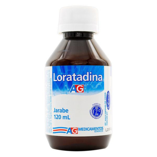 LORATADINA JARABE 120 ML AG LORATADINA LORATADINA JARABE 120 ML AG LORATADINA