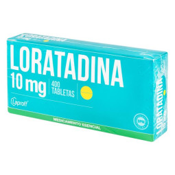 LORATADINA 10 MG 400 TABLETAS LP 