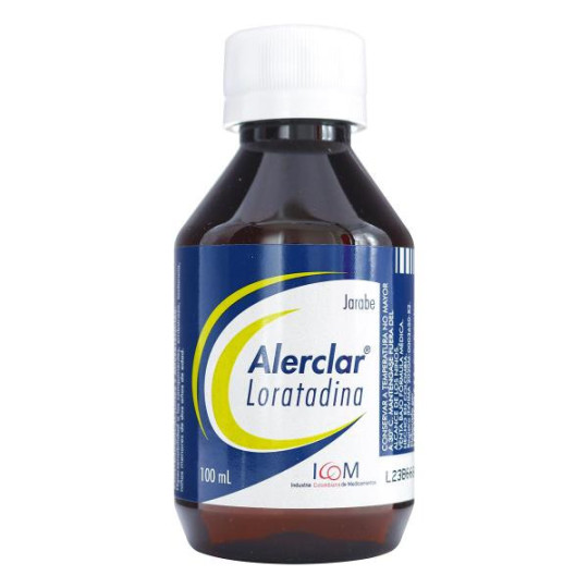ALERCLAR JARABE X 100 ML ICOM (PUMCV) (LORATADINA) ALERCLAR JARABE X 100 ML ICOM (PUMCV) (LORATADINA)