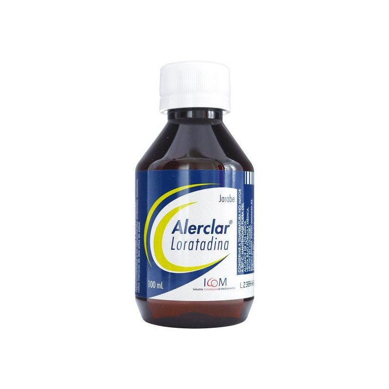 ALERCLAR JARABE X 100 ML ICOM (PUMCV) (LORATADINA) ALERCLAR JARABE X 100 ML ICOM (PUMCV) (LORATADINA)