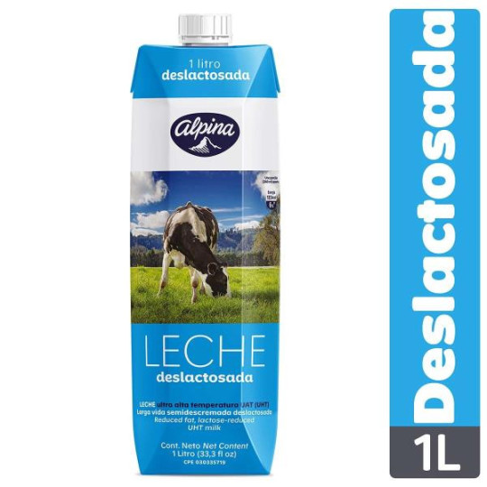 LECHE ALPINA DESLACTOSADA 1000 ML