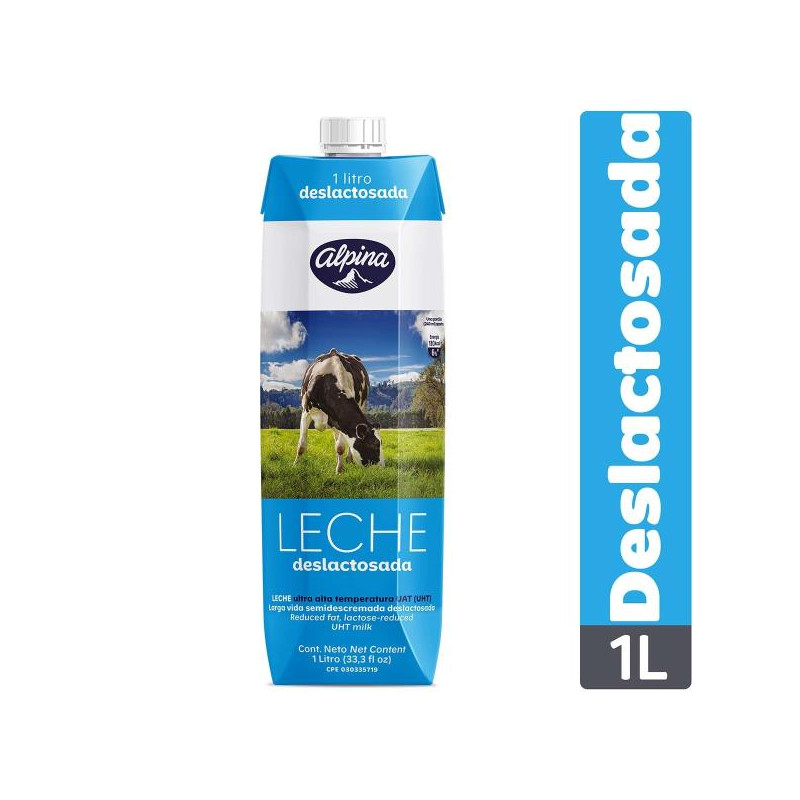 LECHE ALPINA DESLACTOSADA 1000 ML