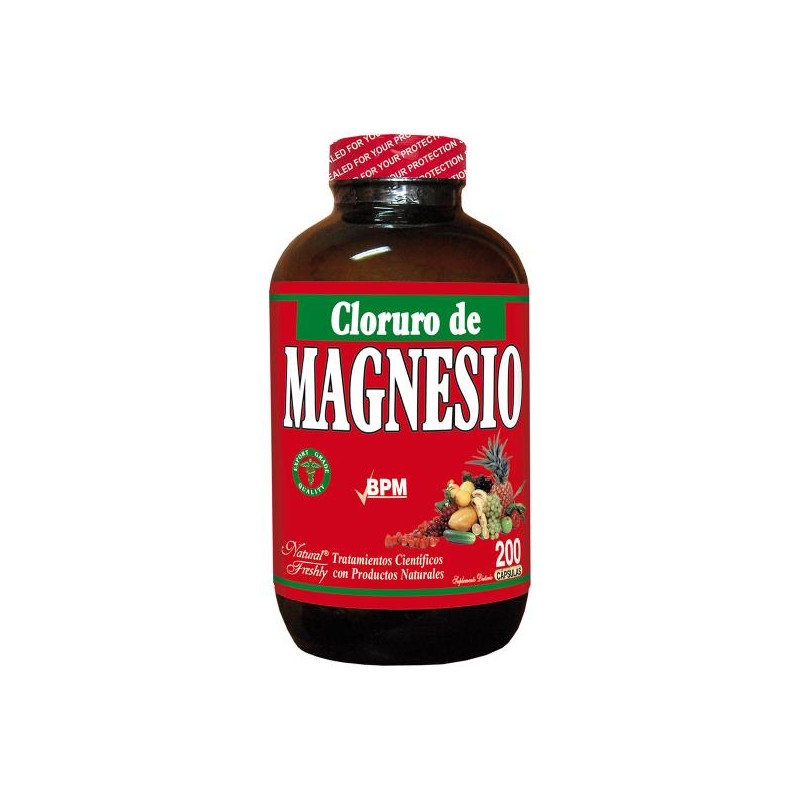 CLORURO DE MAGNESIO 200 CAPSULAS NF PRODUCTO NATURAL CLORURO DE MAGNESIO 200 CAPSULAS NF PRODUCTO NATURAL
