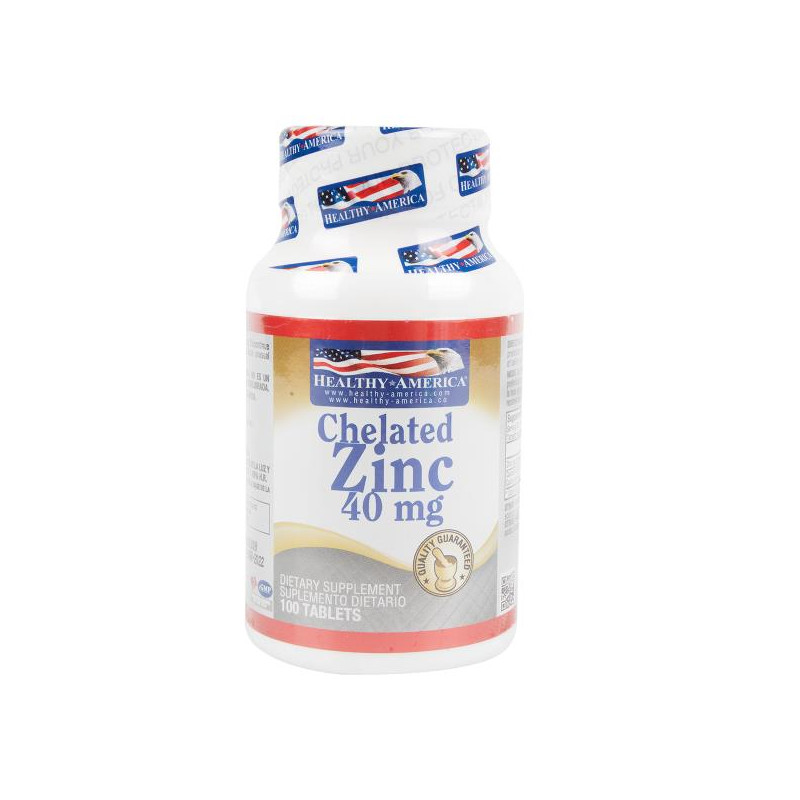 CHELATED ZINC 40 MG 100 TABLETAS 