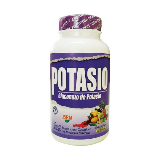 POTASIO NATURAL 60 CAPSULAS SODIO-POTACIO-CALCIO-MAGNESIO. 