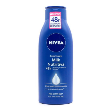 CREMA NIVEA BODY MILK ALMENDRAS 400 ML CREMAS