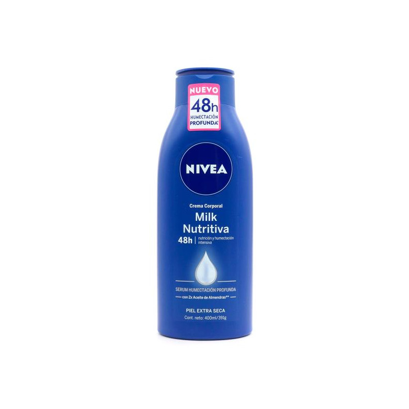 CREMA NIVEA BODY MILK ALMENDRAS 400 ML CREMAS