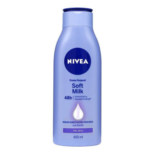 CREMA NIVEA BODY SOFT MILK SECA 400 ML CREMAS