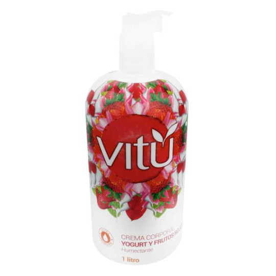 CREMA VITU NAT.TOUCH YOG.FRU.ROJOS.1 LT CREMAS