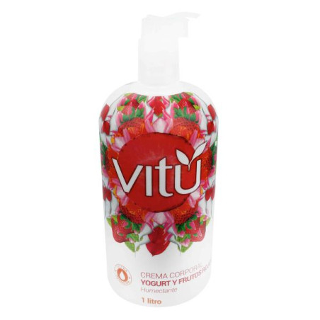 CREMA VITU NAT.TOUCH YOG.FRU.ROJOS.1 LT CREMAS