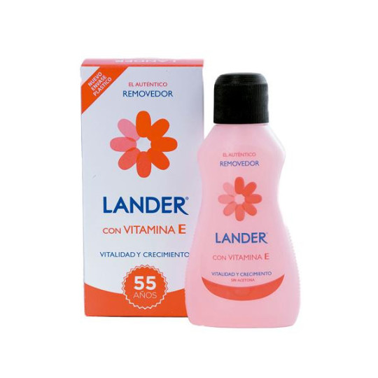 REMOVEDOR LANDER VITAMINA E 55 ML REMOVEDOR DE ESMALTE