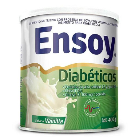 ENSOY DIABETICOS VAINILLA 400 GR LECHES EN POLVO